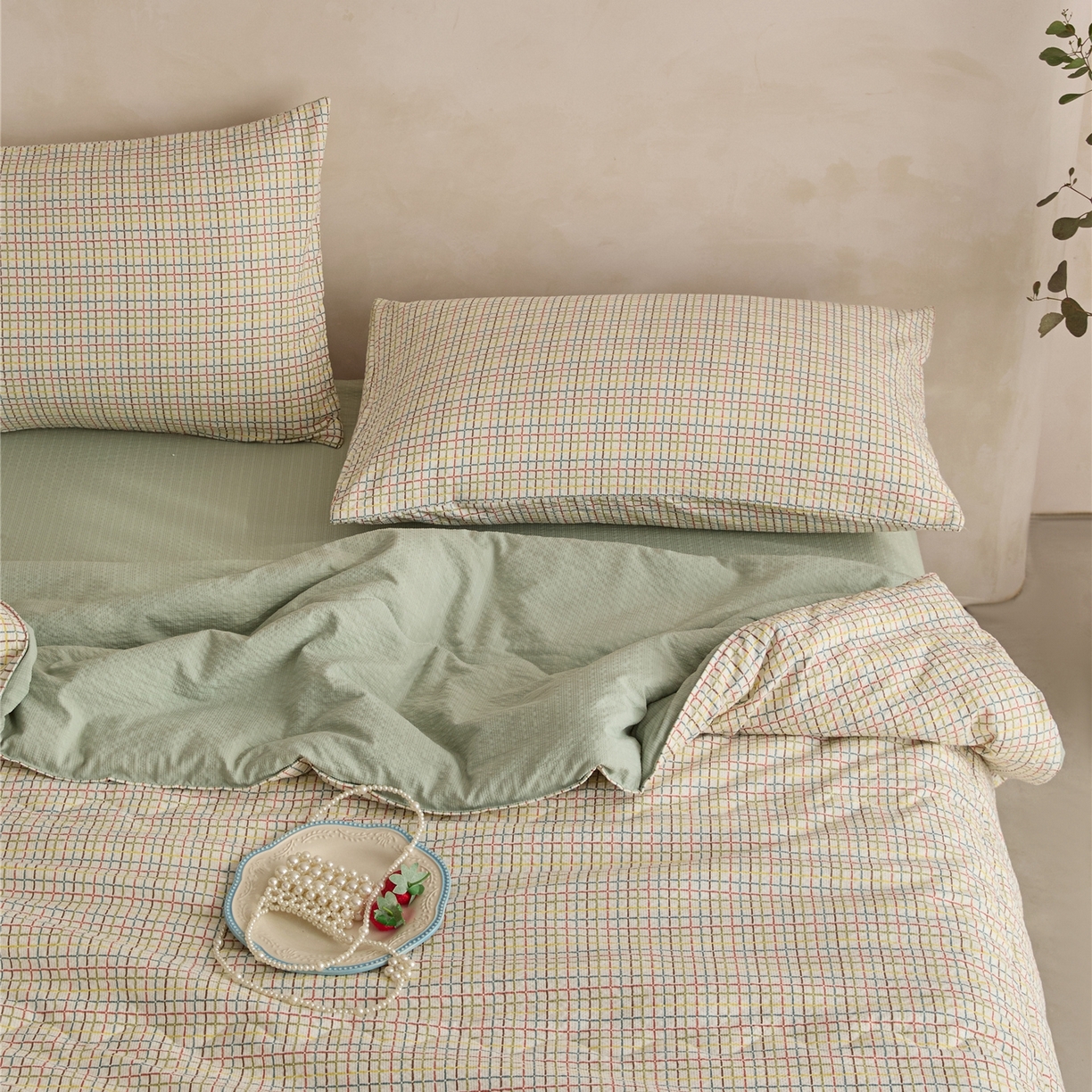 91家纺网 家纺一手货源 找家纺 艺菲阁家纺 2026新款泡芙棉夏被夏凉被空调被 春日马卡龙