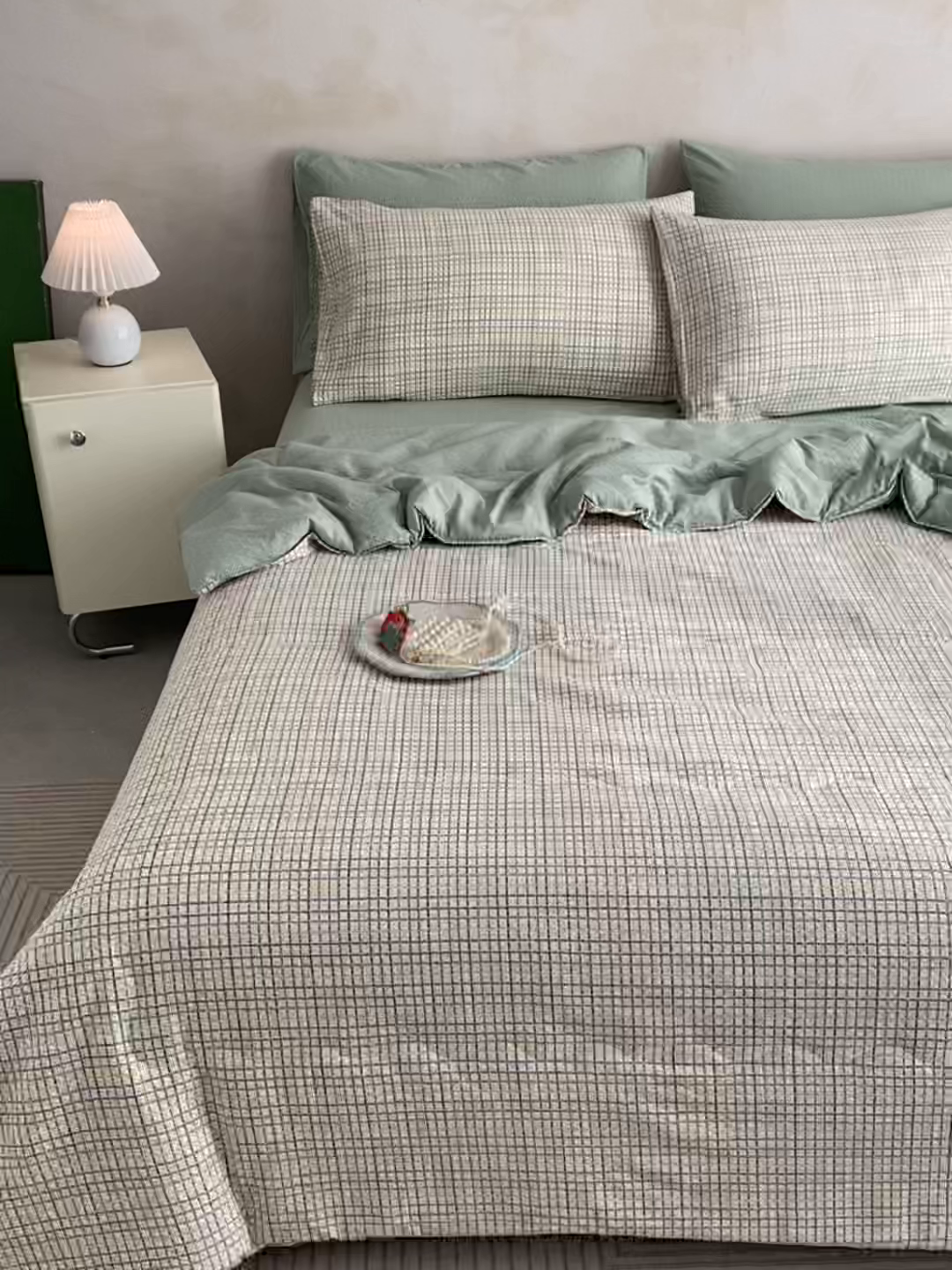 91家纺网 家纺一手货源 找家纺 艺菲阁家纺 2026新款泡芙棉夏被夏凉被空调被 春日马卡龙