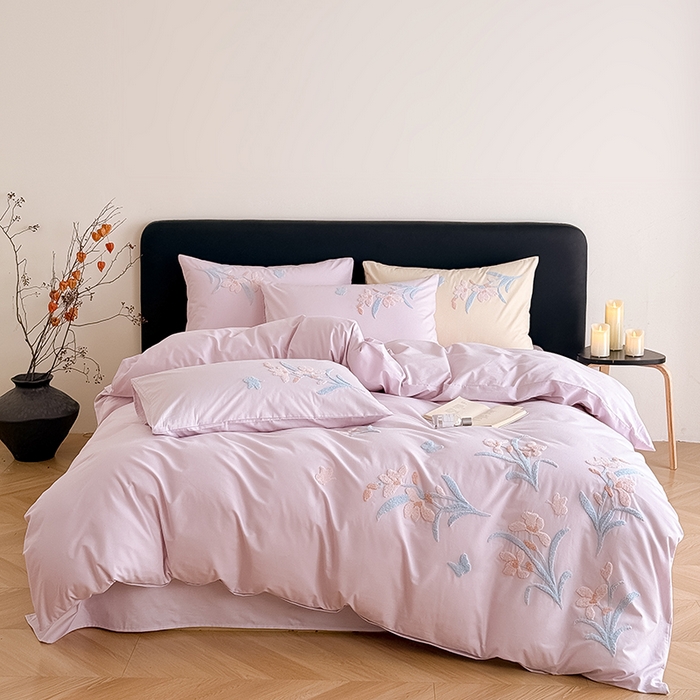 91家纺网 家纺一手货源 找家纺 （总）Mr.pig猪先生水洗棉 2026新款全棉水洗棉毛巾绣四件套（展示价格为控价，实际价格请联系客服