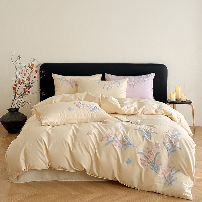 91家纺网 家纺一手货源 找家纺 （总）Mr.pig猪先生水洗棉 2026新款全棉水洗棉毛巾绣四件套（展示价格为控价，实际价格请联系客服