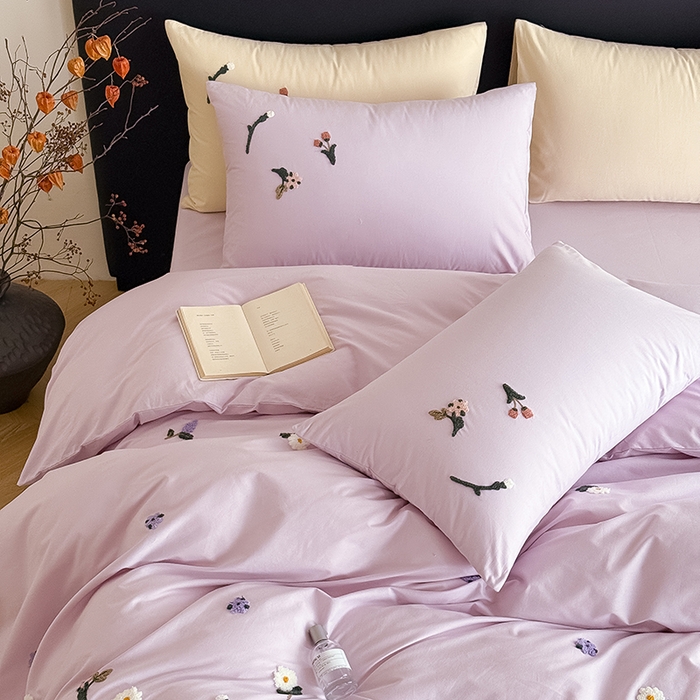 91家纺网 家纺一手货源 找家纺 （总）Mr.pig猪先生水洗棉 2026新款全棉水洗棉毛巾绣四件套（展示价格为控价，实际价格请联系客服