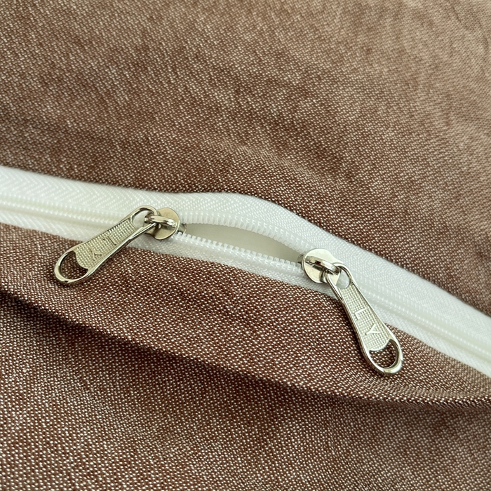 91家纺网 家纺一手货源 找家纺 莱茵家居 2026新款A类全棉色织日系芝麻锻纹套件-暮云系列 暮云-棕咖