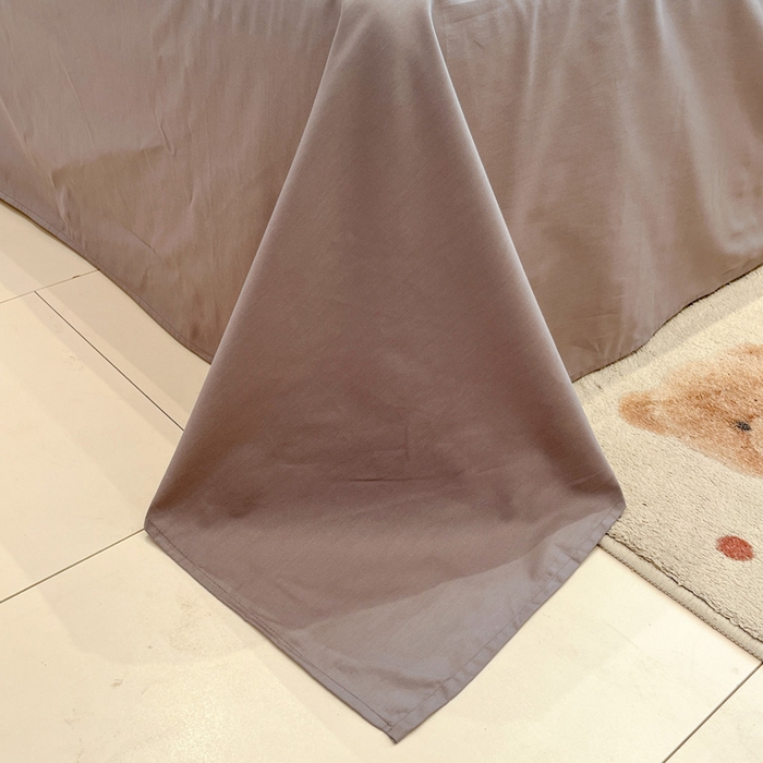 91家纺网 家纺一手货源 找家纺 莱茵家居 2026新款A类全棉色织水洗棉格子贝壳边套件-愫格系列 愫格-灰粉