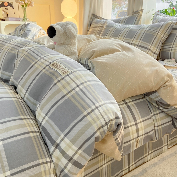 91家纺网 家纺一手货源 找家纺 （总）朵安家纺 2026春夏新款12868全棉纯棉斜纹印花四件套