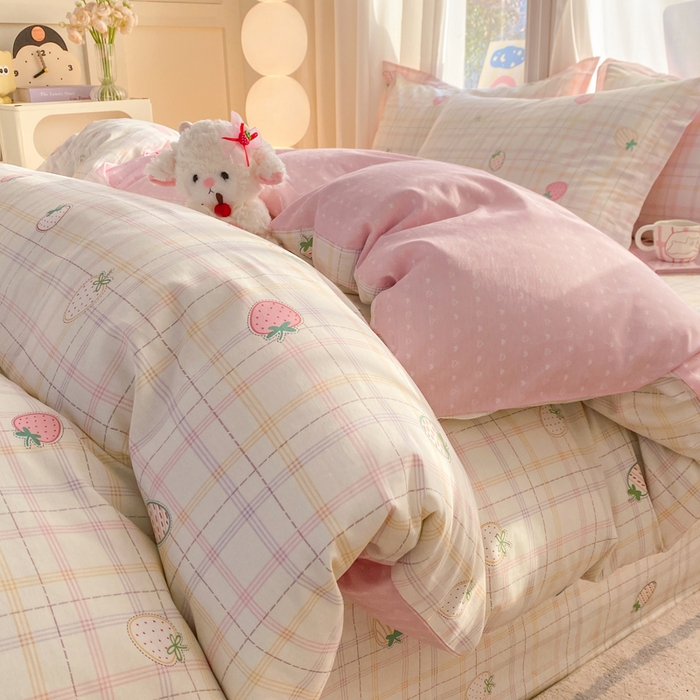 91家纺网 家纺一手货源 找家纺 （总）朵安家纺 2026春夏新款12868全棉纯棉斜纹印花四件套