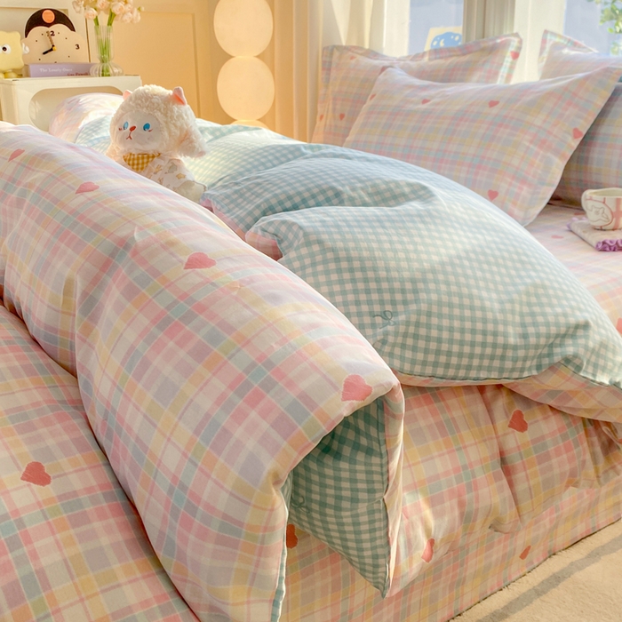 91家纺网 家纺一手货源 找家纺 （总）朵安家纺 2026春夏新款12868全棉纯棉斜纹印花四件套