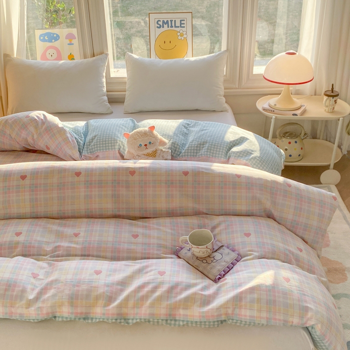 91家纺网 家纺一手货源 找家纺 （总）朵安家纺 2026春夏新款12868全棉纯棉斜纹印花单被套 被套单件