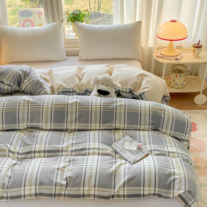 朵安家纺 2026春夏新款12868全棉纯棉斜纹印花单被套 被套单件 伯格