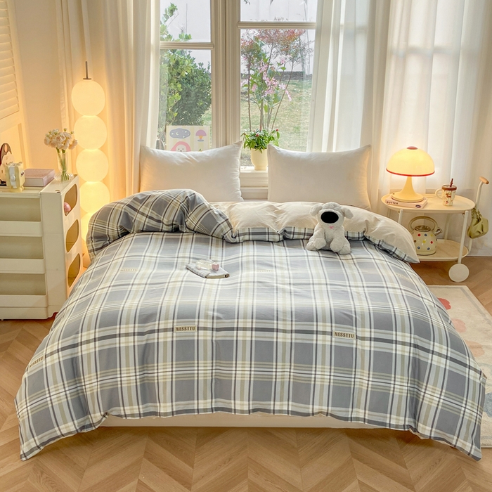 91家纺网 家纺一手货源 找家纺 朵安家纺 2026春夏新款12868全棉纯棉斜纹印花单被套 被套单件 伯格