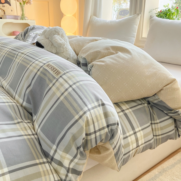 91家纺网 家纺一手货源 找家纺 朵安家纺 2026春夏新款12868全棉纯棉斜纹印花单被套 被套单件 伯格