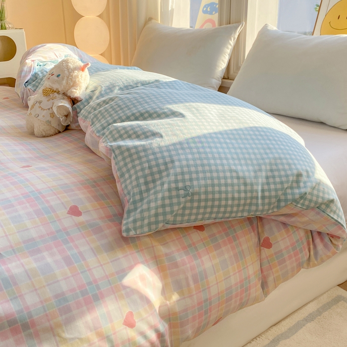 91家纺网 家纺一手货源 找家纺 朵安家纺 2026春夏新款12868全棉纯棉斜纹印花单被套 被套单件 加州甜心