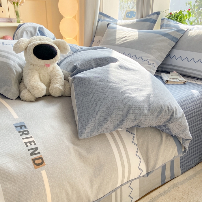 91家纺网 家纺一手货源 找家纺 朵安家纺 2026春夏新款12868全棉纯棉斜纹印花四件套 帕洛迪