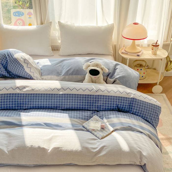 朵安家纺 2026春夏新款12868全棉纯棉斜纹印花单被套 被套单件 帕洛迪