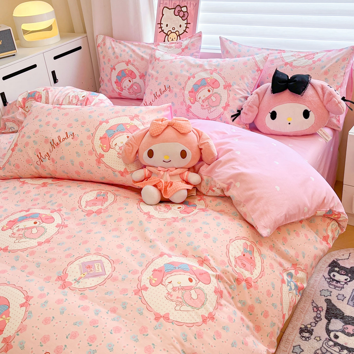 91家纺网 家纺一手货源 找家纺 （总）暮思家居 2026新款正版授权三丽鸥全棉纯棉四件套系列-第二批