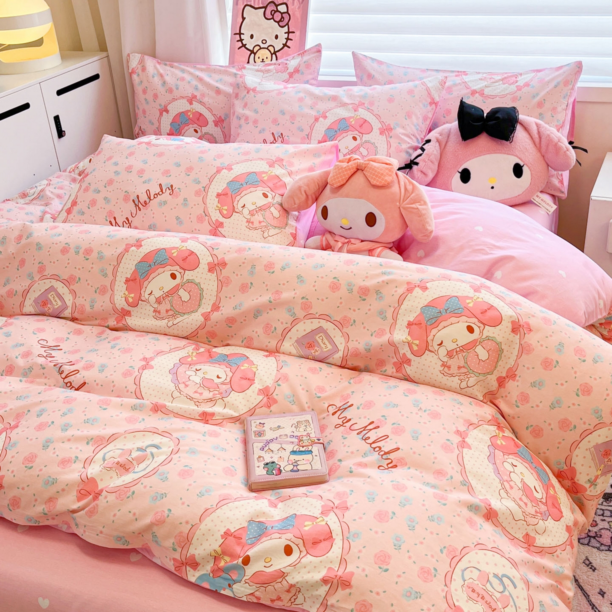 91家纺网 家纺一手货源 找家纺 （总）暮思家居 2026新款正版授权三丽鸥全棉纯棉四件套系列-第二批