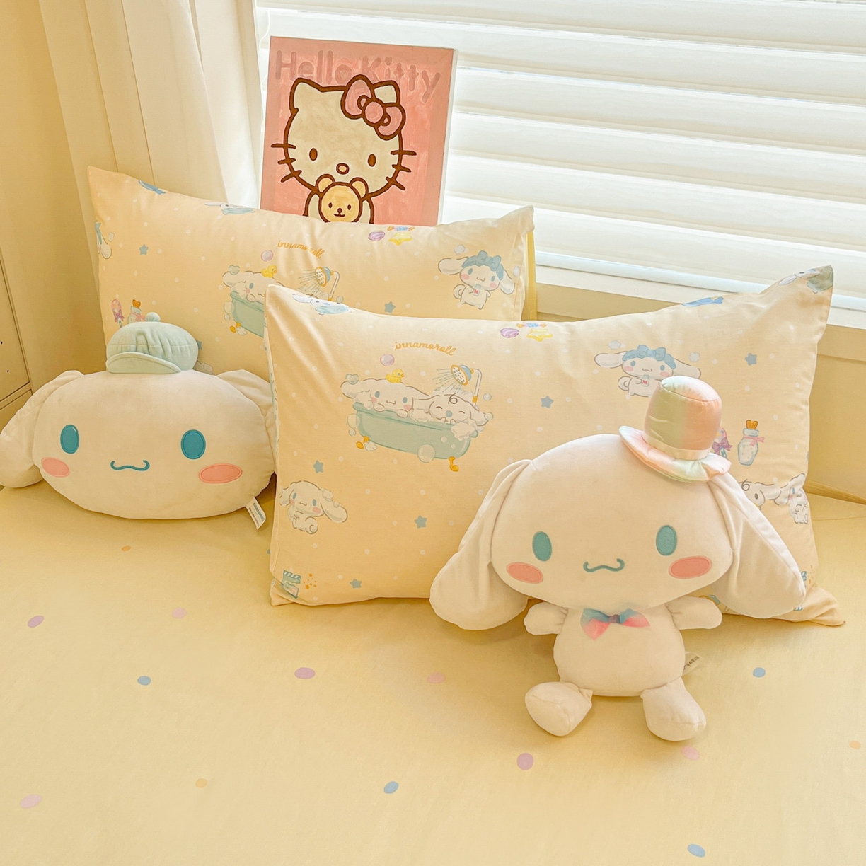 91家纺网 家纺一手货源 找家纺 暮思家居 2026新款正版授权三丽鸥全棉纯棉四件套系列-第二批 蝴蝶结大耳狗