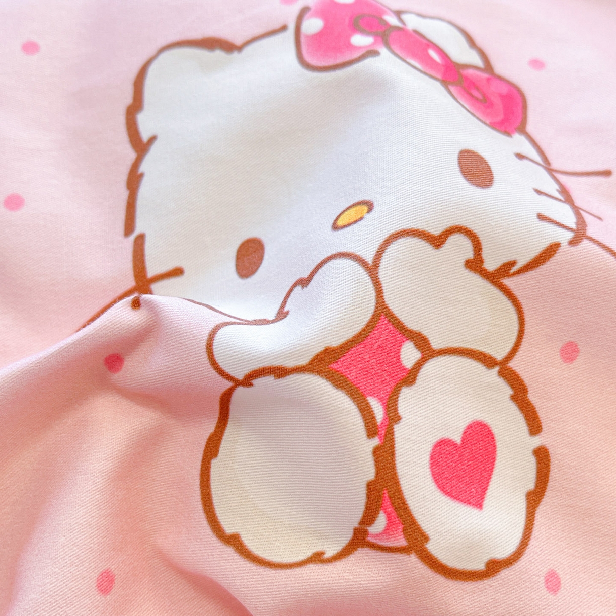 91家纺网 家纺一手货源 找家纺 暮思家居 2026新款正版授权三丽鸥全棉纯棉四件套系列-第二批 萌宝KT