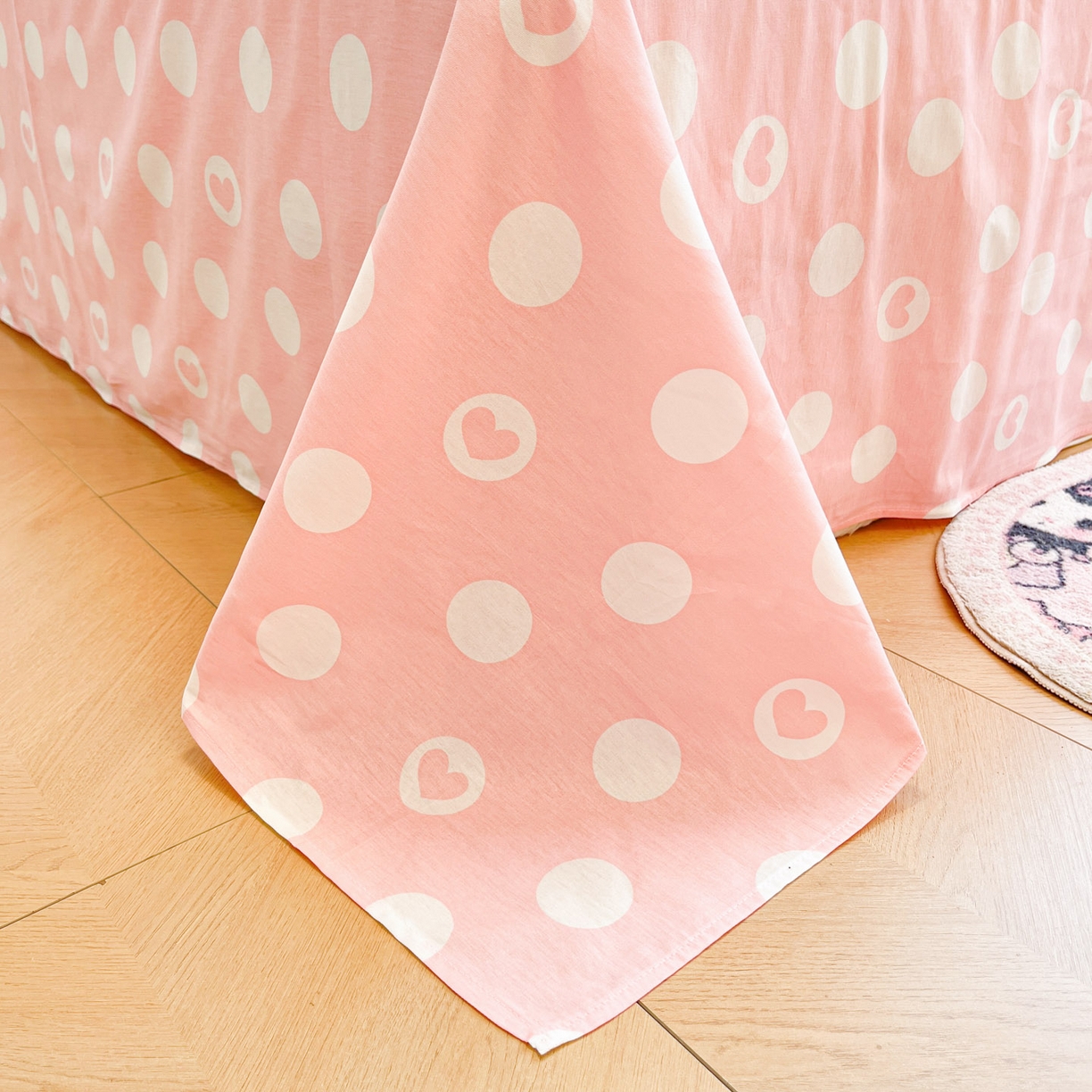 91家纺网 家纺一手货源 找家纺 暮思家居 2026新款正版授权三丽鸥全棉纯棉四件套系列-第二批 少女美乐蒂