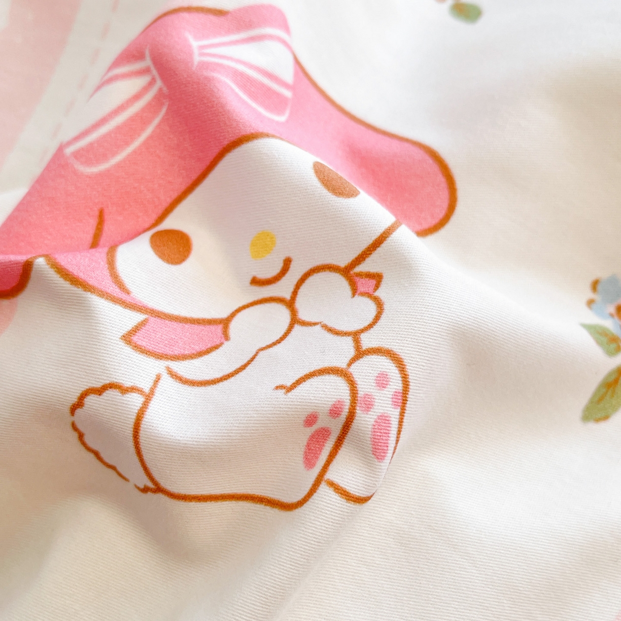 91家纺网 家纺一手货源 找家纺 暮思家居 2026新款正版授权三丽鸥全棉纯棉四件套系列-第二批 少女美乐蒂