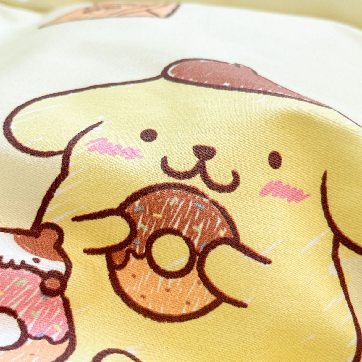 91家纺网 家纺一手货源 找家纺 暮思家居 2026新款正版授权三丽鸥全棉纯棉四件套系列-第二批 甜品布丁狗