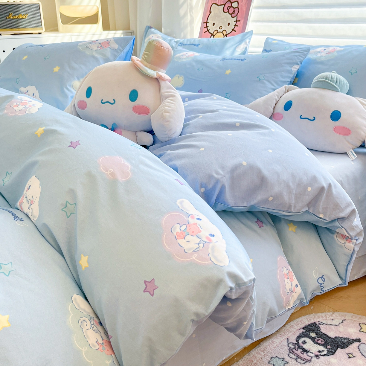 暮思家居 2026新款正版授权三丽鸥全棉纯棉四件套系列-第二批 星空玉桂狗