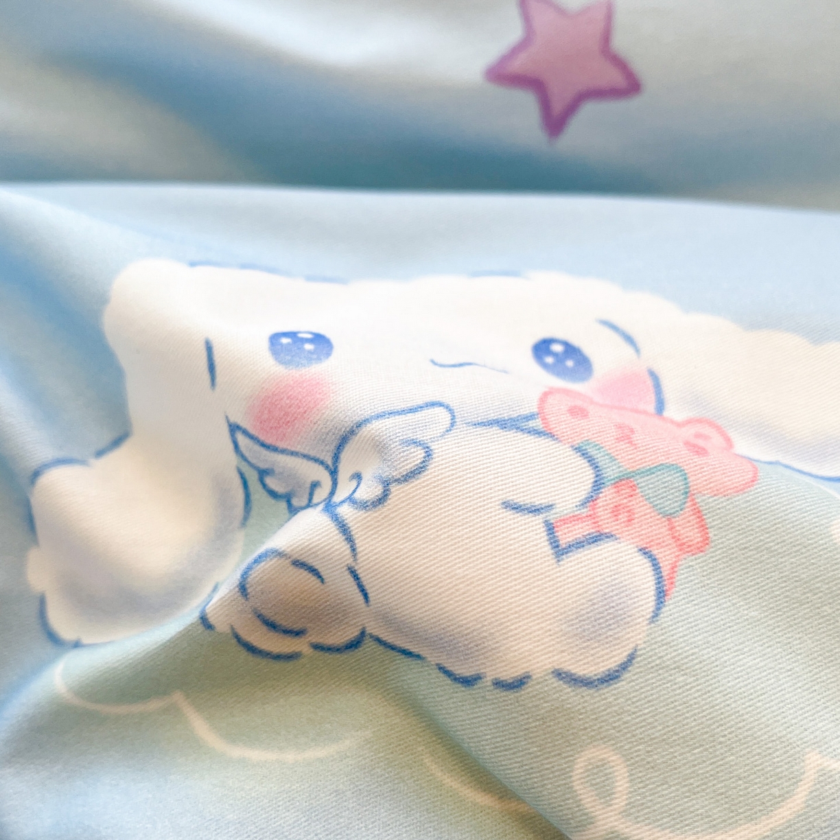 91家纺网 家纺一手货源 找家纺 暮思家居 2026新款正版授权三丽鸥全棉纯棉四件套系列-第二批 星空玉桂狗