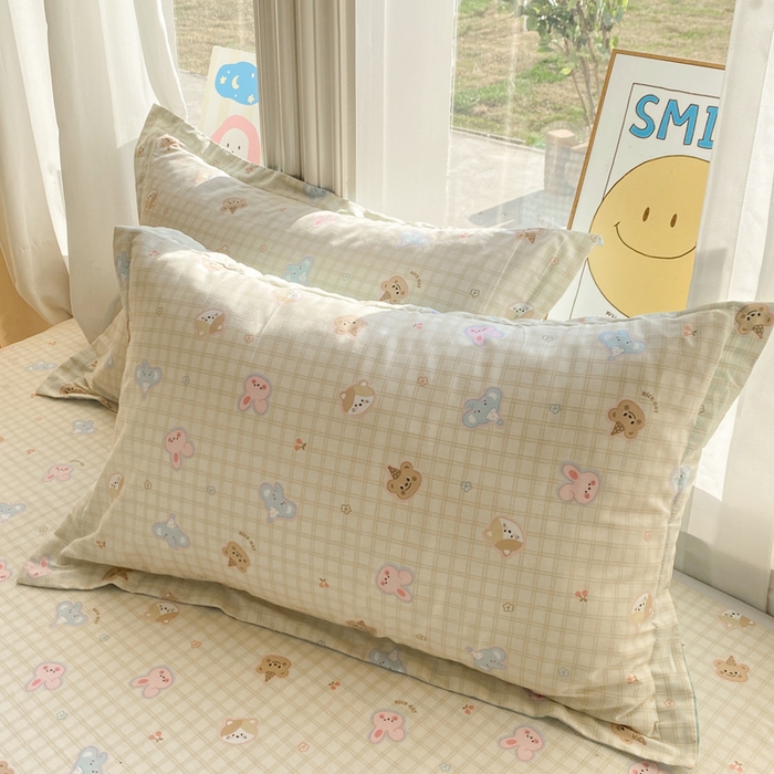 91家纺网 家纺一手货源 找家纺 朵安家纺 2026春夏新款12868全棉纯棉斜纹印花四件套 甜宠日记