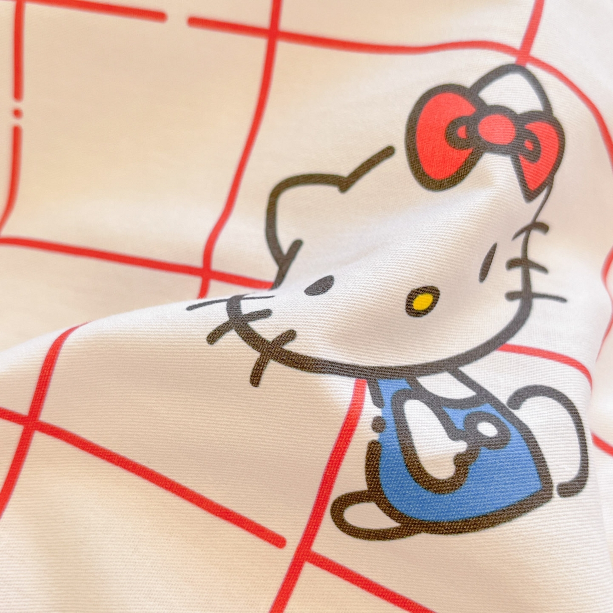 91家纺网 家纺一手货源 找家纺 暮思家居 2026新款正版授权三丽鸥全棉纯棉四件套系列-第二批 运动凯蒂