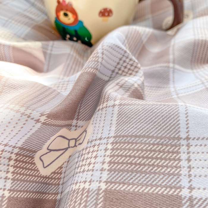 91家纺网 家纺一手货源 找家纺 朵安家纺 2026春夏新款12868全棉纯棉斜纹印花四件套 熊熊手帐