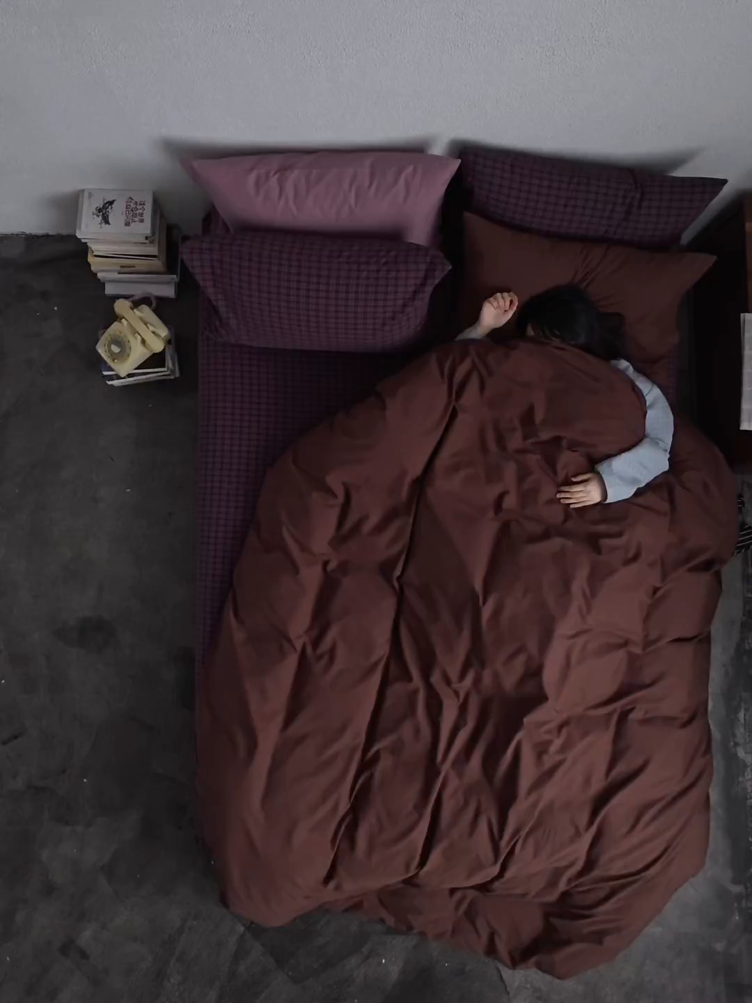 91家纺网 家纺一手货源 找家纺 （总）蜜宿 2026新款全棉40s水洗棉四件套-生巧紫酱