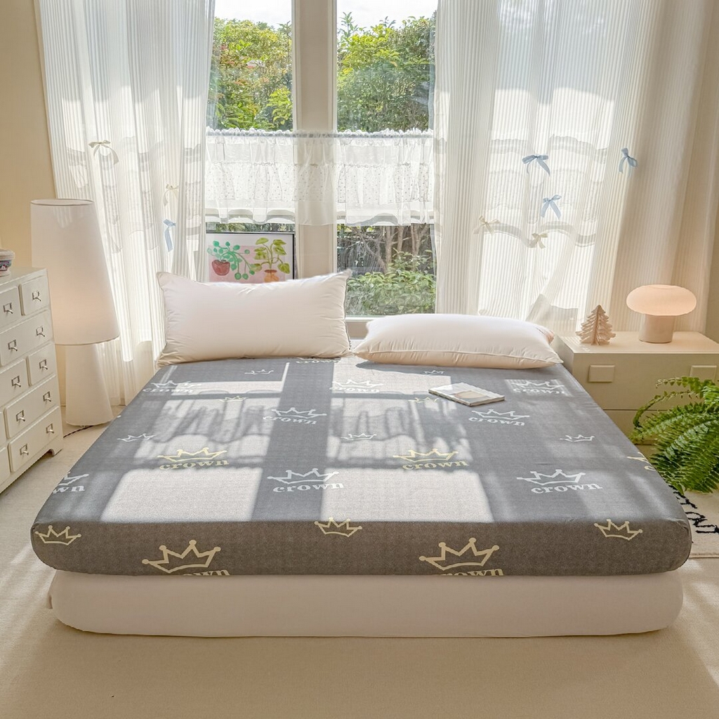 91家纺网 家纺一手货源 找家纺 赫然家纺 2026新款芦荟棉单品床笠系列 加冕