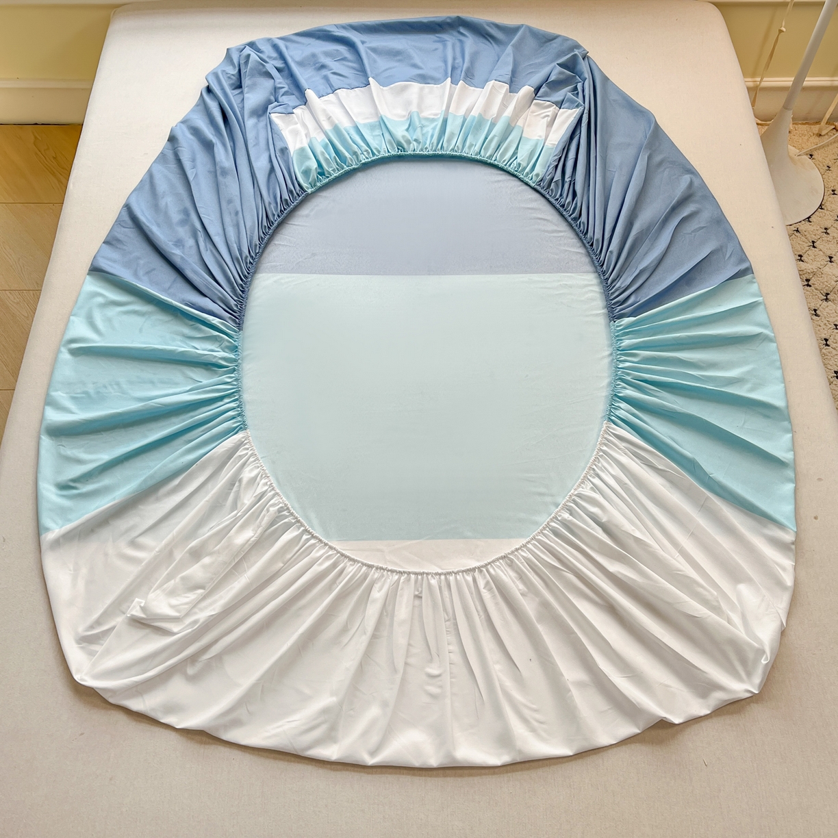 91家纺网 家纺一手货源 找家纺 赫然家纺 2026新款芦荟棉单品床笠系列 江兰