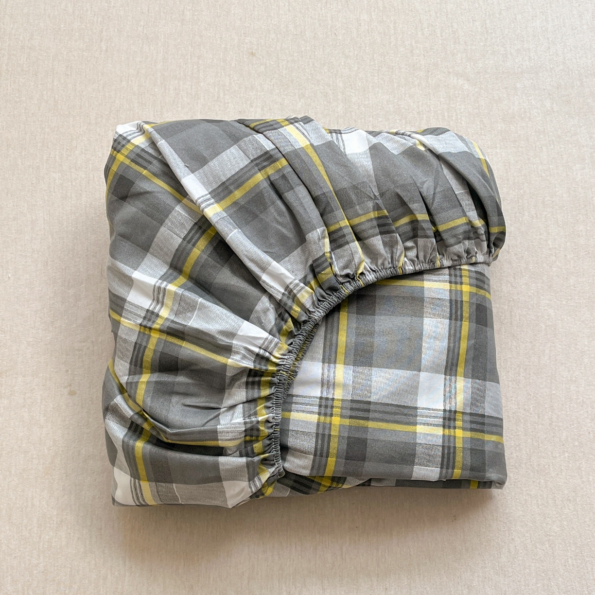 赫然家纺 2026新款芦荟棉单品床笠系列 灰诺西