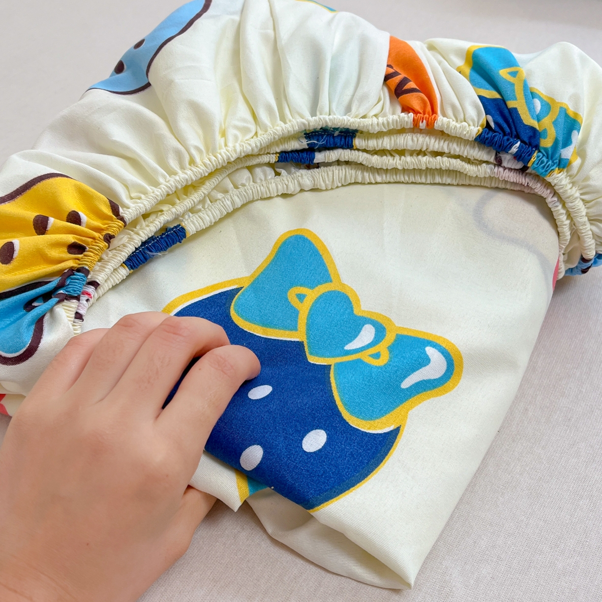 91家纺网 家纺一手货源 找家纺 赫然家纺 2026新款芦荟棉单品床笠系列 草莓乐园