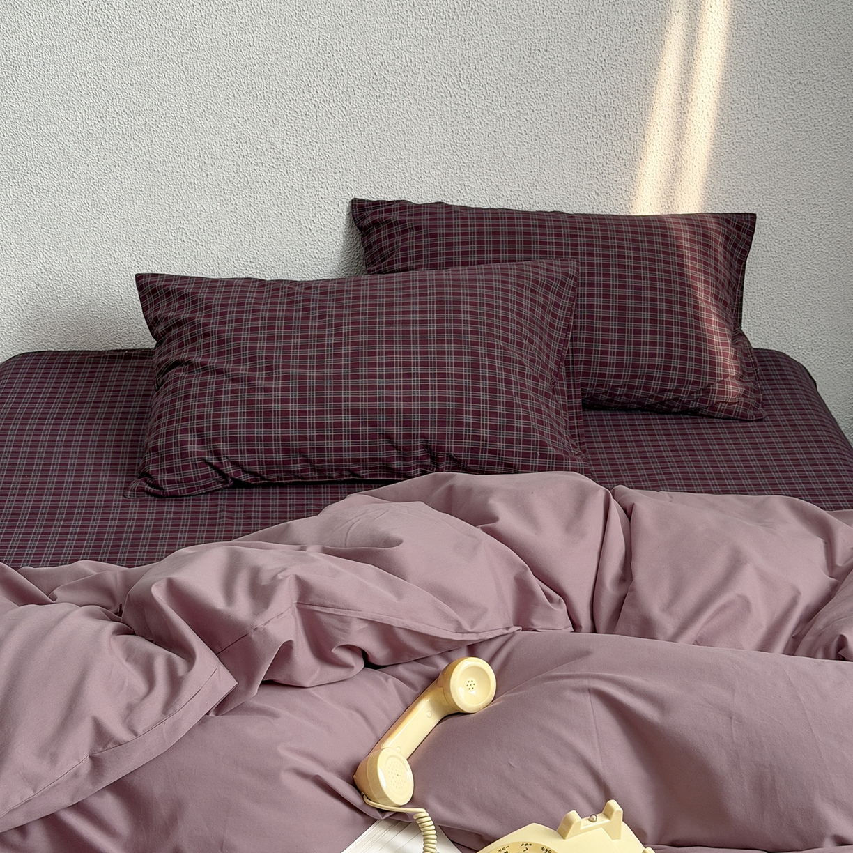 （总）蜜宿 2026新款全棉40s水洗棉四件套-紫雾海