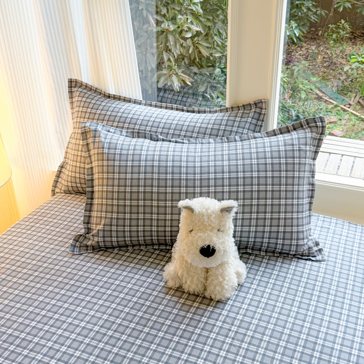 91家纺网 家纺一手货源 找家纺 赫然家纺 2026新款芦荟棉床笠三件套（床笠+枕套） 思慕