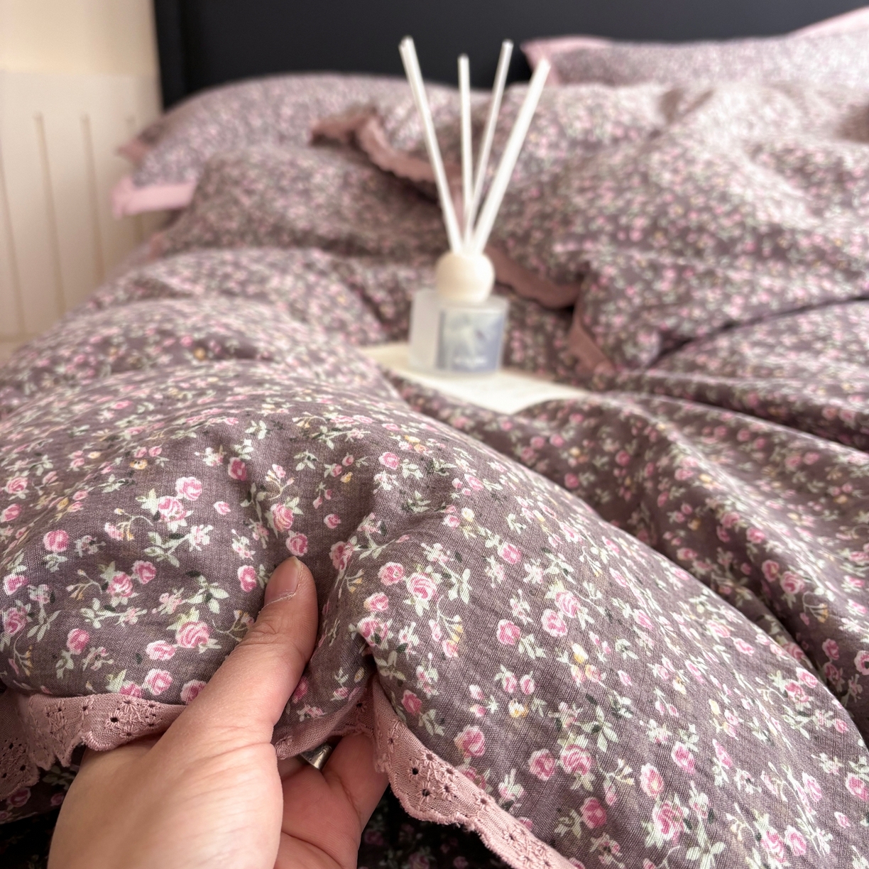 91家纺网 家纺一手货源 找家纺 （总）明玉家纺馆 2026新款古法水洗仿棉床盖四件套