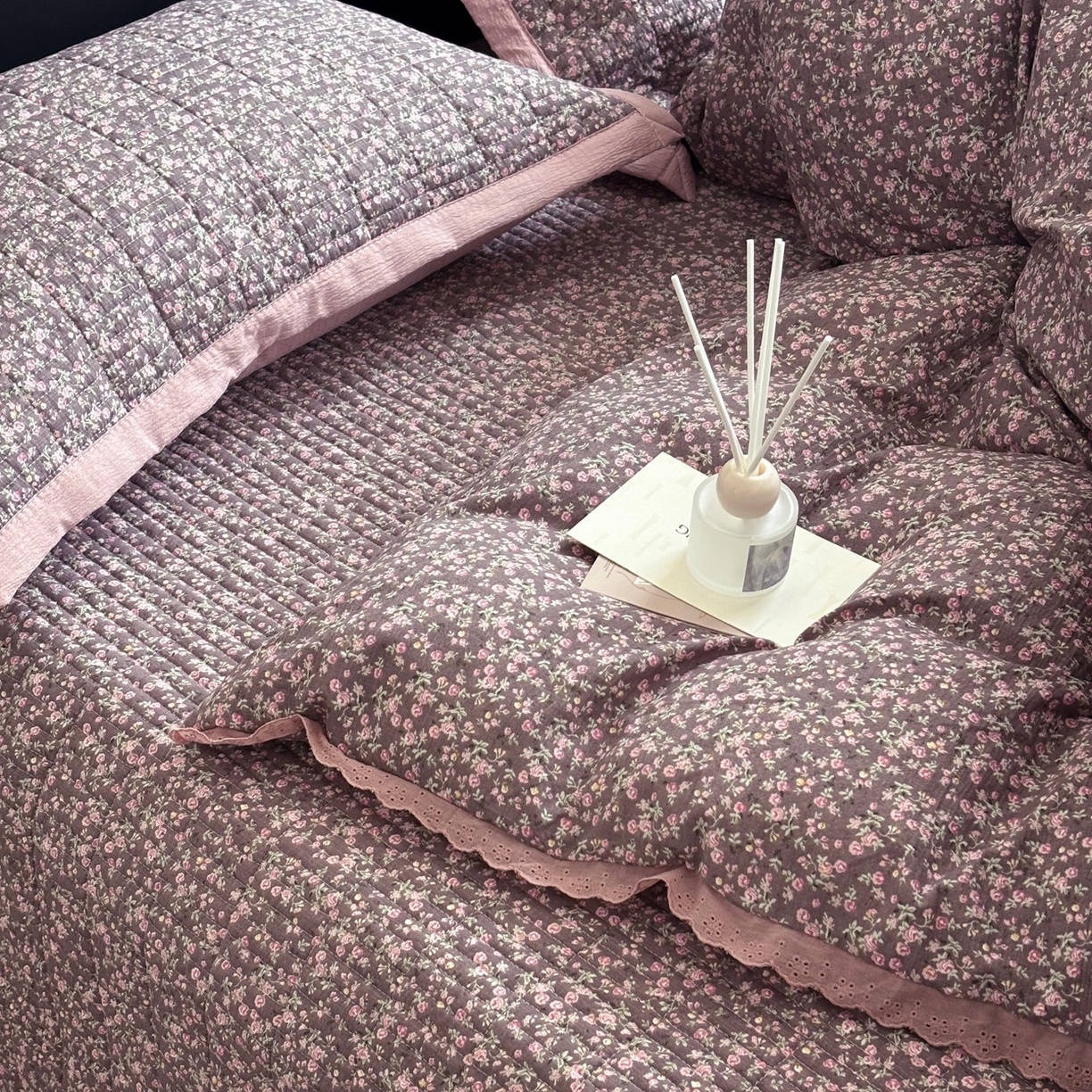 91家纺网 家纺一手货源 找家纺 （总）明玉家纺馆 2026新款古法水洗仿棉床盖四件套