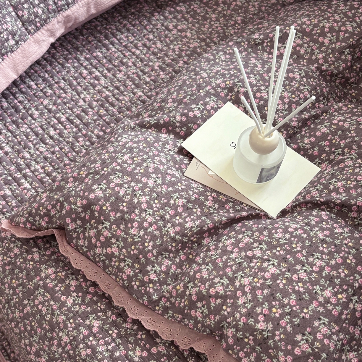 91家纺网 家纺一手货源 找家纺 （总）明玉家纺馆 2026新款古法水洗仿棉床盖四件套