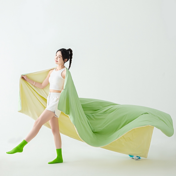 91家纺网 家纺一手货源 找家纺 爱彼家纺 2026新款冰卡Pro+深睡双面用锦纶夏被空调被夏季A类纯色双拼凉感薄被子可机洗被芯-冰卡系列二 冰卡-果绿+芝士