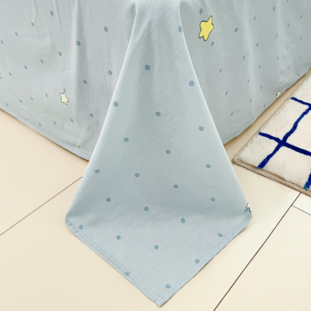 91家纺网 家纺一手货源 找家纺 博雅 2026春夏新款三丽鸥新花型全棉纯棉大版印花四件套 全棉大版-圈圈玉桂狗