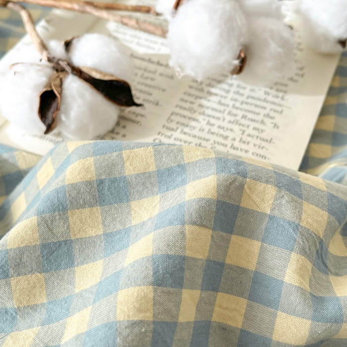 91家纺网 家纺一手货源 找家纺 21度C 2026新款A类全棉水洗棉母婴级床单 琉璃格