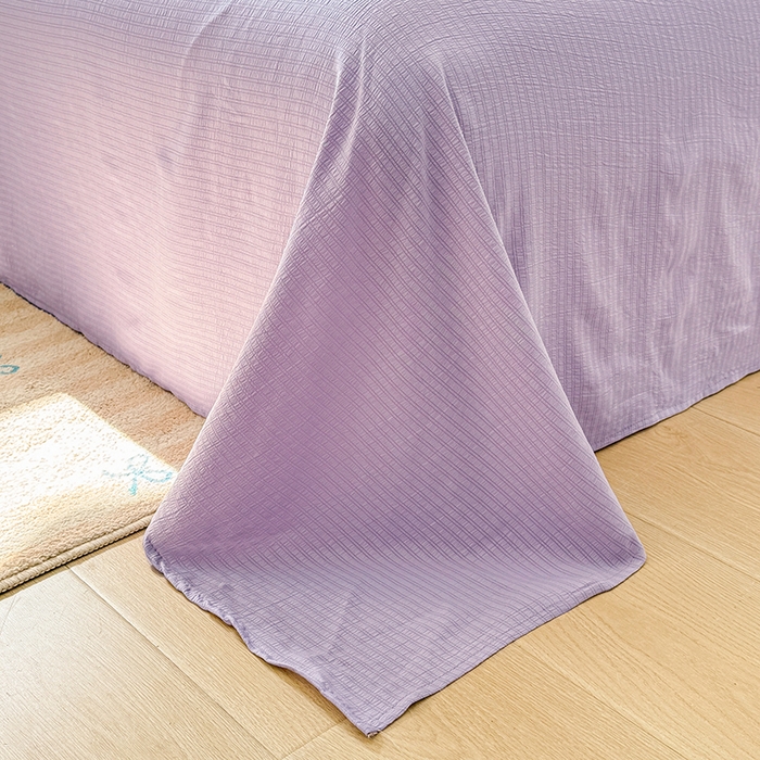 91家纺网 家纺一手货源 找家纺 壹号库 2025新款A类提花有氧彩竺绵四件套 兔巴巴