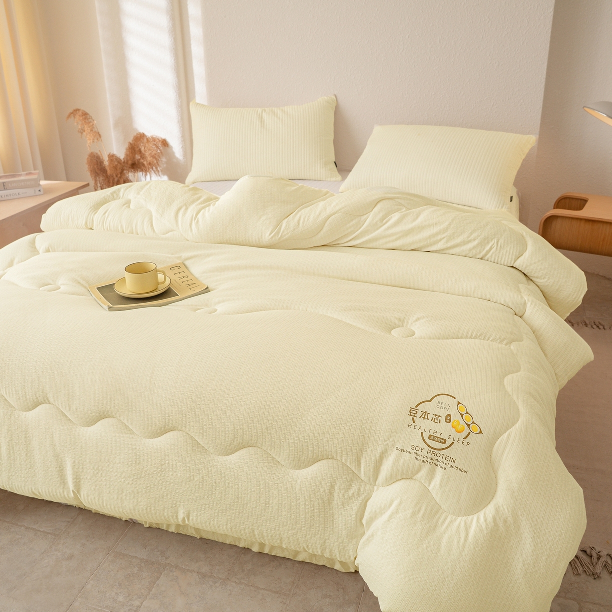 91家纺网 家纺一手货源 找家纺 （总）壹号库家纺 2026新款A类春秋被大豆被冬被