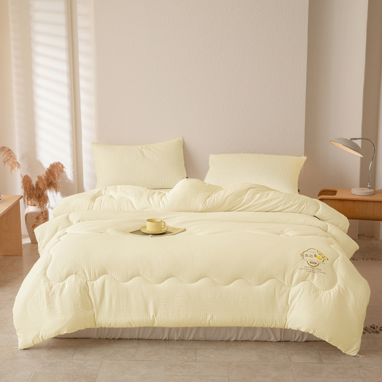 91家纺网 家纺一手货源 找家纺 （总）壹号库家纺 2026新款A类春秋被大豆被冬被