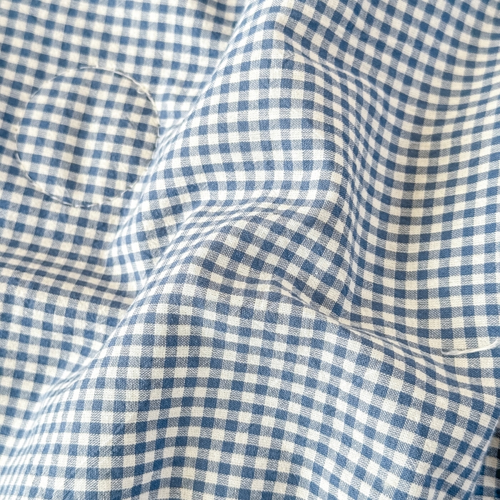 91家纺网 家纺一手货源 找家纺 鸣升家纺 2026新款全棉色织水洗棉贝壳边棉花空调被夏凉被夏被四件套 天空蓝