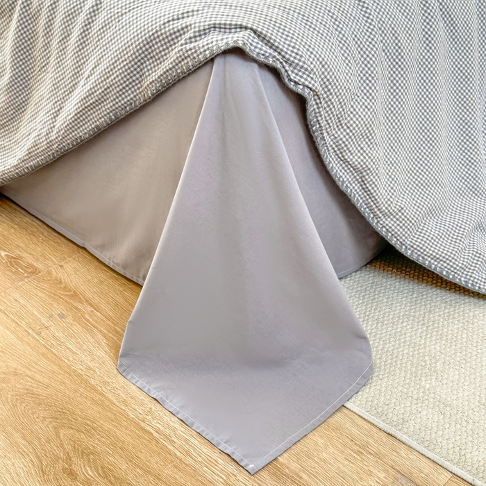 91家纺网 家纺一手货源 找家纺 鸣升家纺 2026新款全棉色织水洗棉贝壳边棉花空调被夏凉被夏被四件套 月光灰