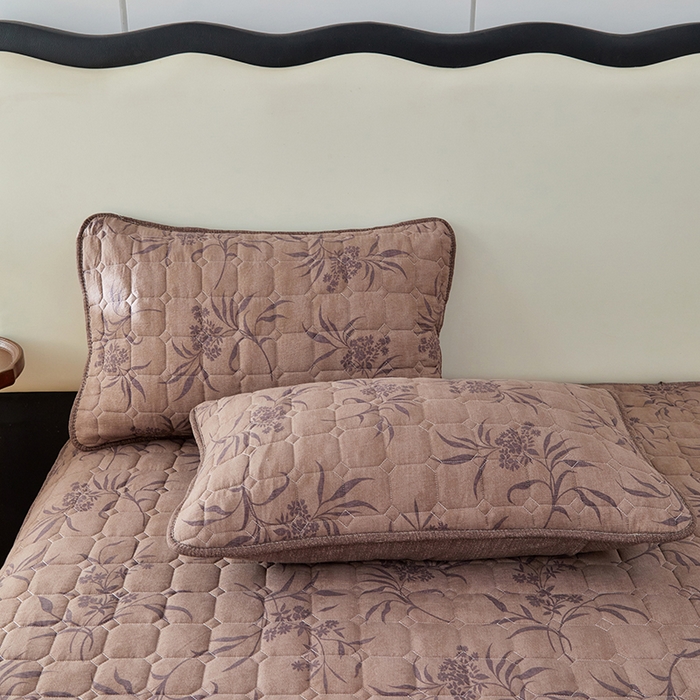 91家纺网 家纺一手货源 找家纺 圣比熊 2026新款原麻夹棉枕套加厚枕套宿舍单人枕芯套三层加厚枕头套内胆套-新款 素锦