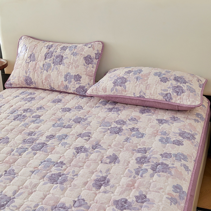 91家纺网 家纺一手货源 找家纺 圣比熊 2026新款原麻夹棉枕套加厚枕套宿舍单人枕芯套三层加厚枕头套内胆套-新款 东方墨兰