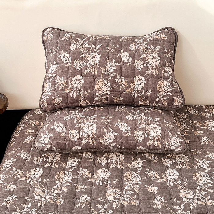 91家纺网 家纺一手货源 找家纺 圣比熊 2026新款原麻夹棉枕套加厚枕套宿舍单人枕芯套三层加厚枕头套内胆套-新款 秋日